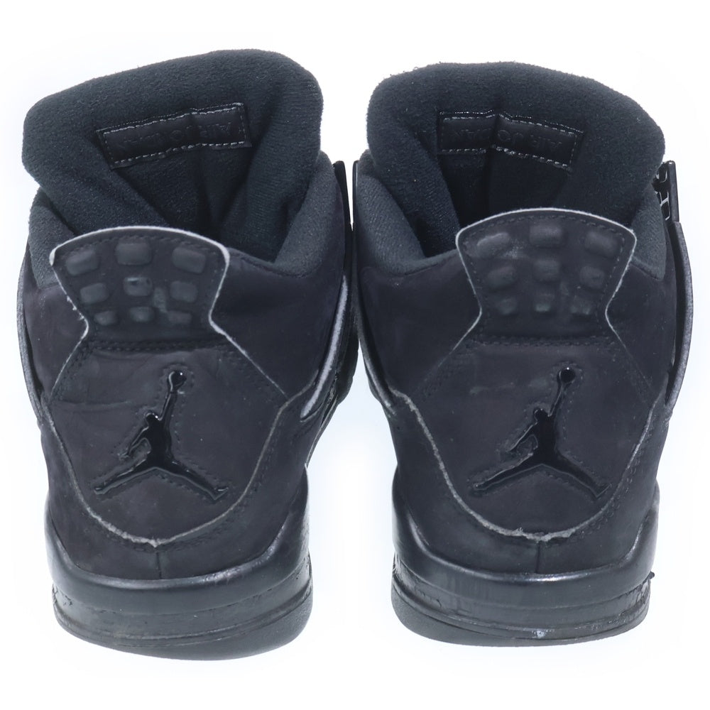 NIKE(ナイキ) AIR JORDAN 4 BLACK CAT ジョーダン4 ブラックキャット ハイカットスニーカー ブラック US9/27cm CU1110-010