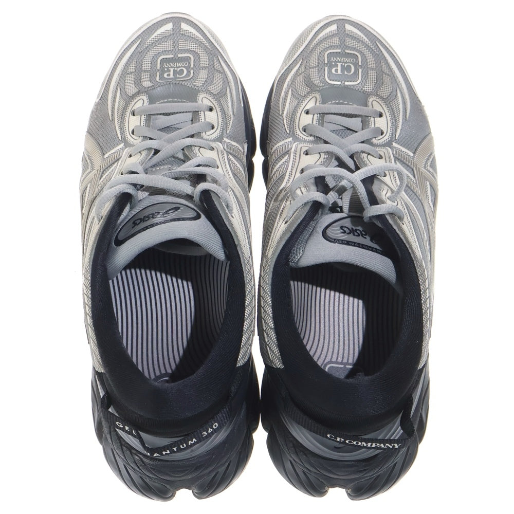 ASICS(アシックス) ×C.P COMPANY GEL QUANTUM 360 ゲルクァンタム 360 メッシュローカットスニーカー ブラック/グレー US10/28cm 1203A 507