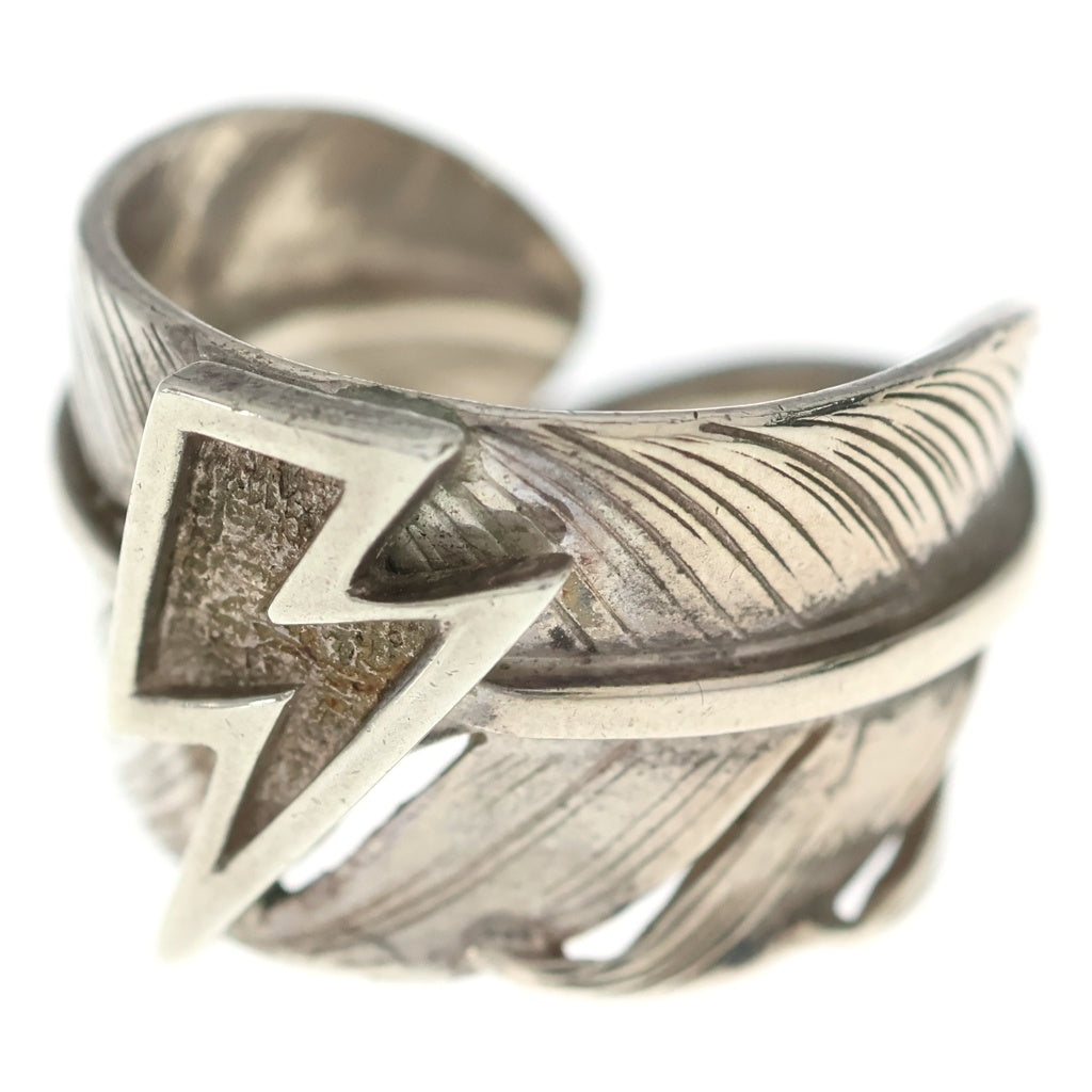 鷲見太郎(ワシミタロウ) L feather ring 01 big thunder フェザーリング ビッグサンダー 16号 シルバー