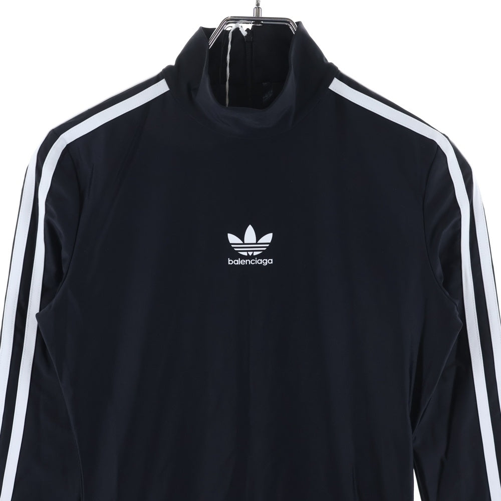 BALENCIAGA(バレンシアガ) ×adidas SIDE LINE DRESS サイドライン ドレス ワンピース レディース ブラック 728939 TYK07
