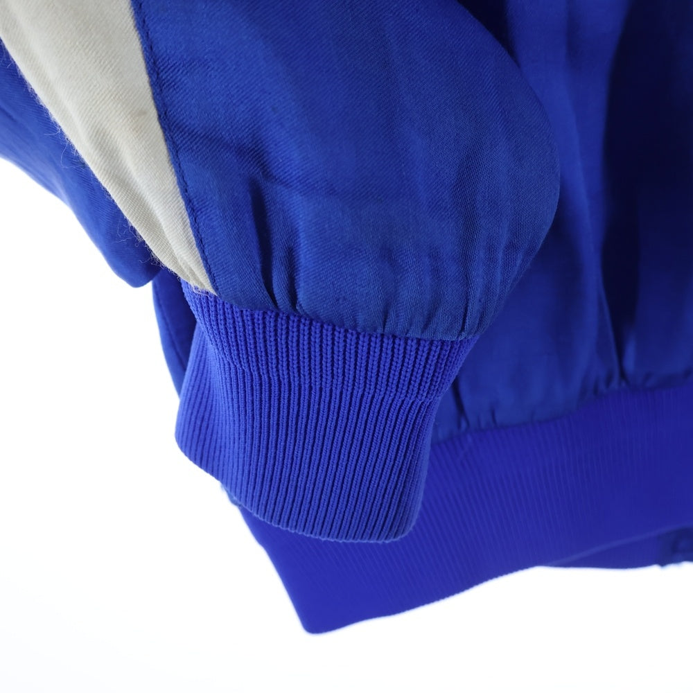 CELINE(セリーヌ) SATEN TEDDY JACKET バックロゴ サテン テディジャケット ブルー 2V885164I