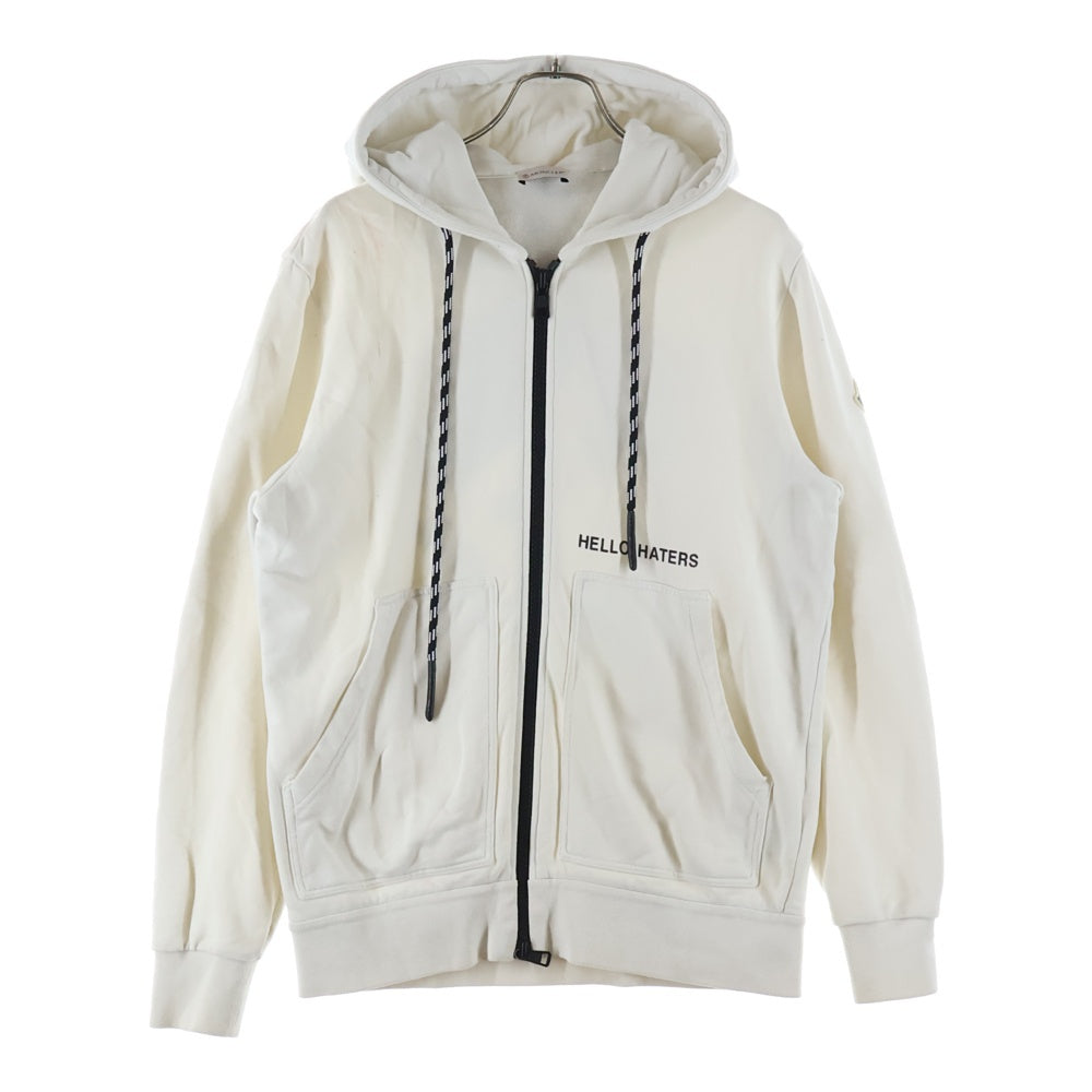 MONCLER(モンクレール) ×FELIX HELLOHATERS MAGLIA CARDIGAN ハローヘイターズ ジップアップフーデットパーカー ホワイト F20918G75310
