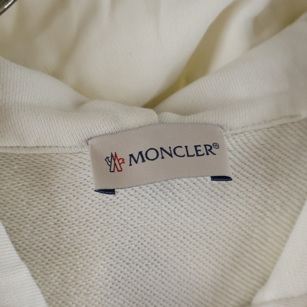 MONCLER(モンクレール) ×FELIX HELLOHATERS MAGLIA CARDIGAN ハローヘイターズ ジップアップフーデットパーカー ホワイト F20918G75310