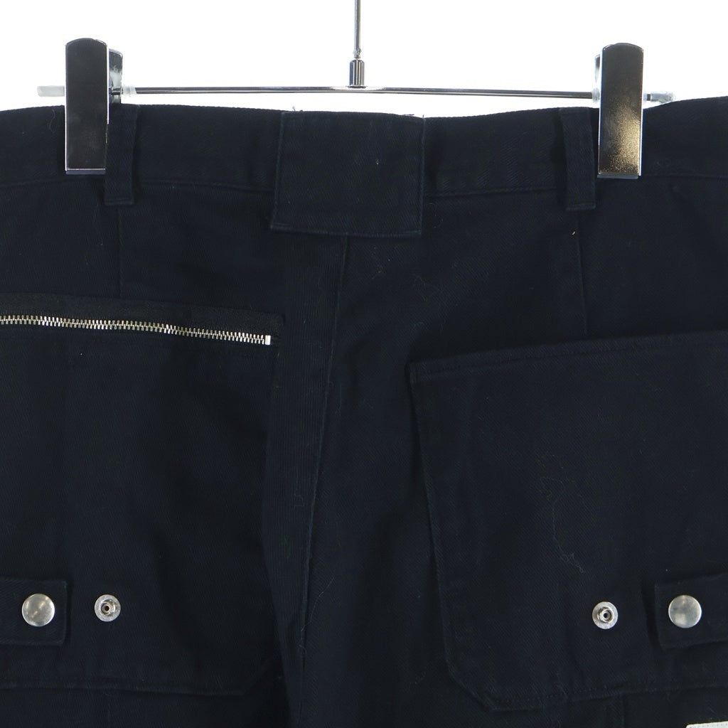 UNDERCOVER(アンダーカバー) 23AW ZIPPER WORK PANTS ジッパーワークパンツ ブラック UP2C4504