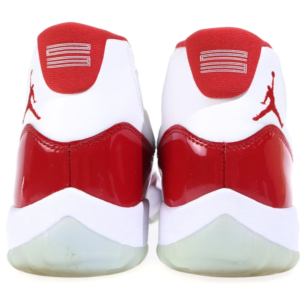 NIKE(ナイキ) AIR JORDAN 11 RETRO VARSITYREエアジョーダン11 レトロ エナメル ハイカットスニーカー ホワイト/レッド US9.5/27.5cm CT8012-116