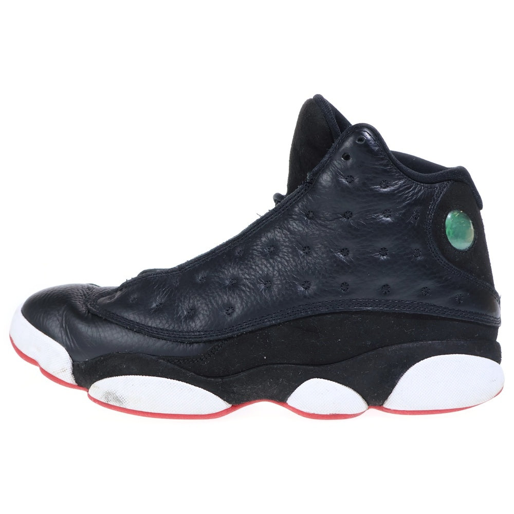 NIKE(ナイキ) AIR JORDAN 13 RETRO PLAYOFFS エアジョーダン レトロ レザーハイカットスニーカー ブラック/レッド US10/28.0cm 414571-062