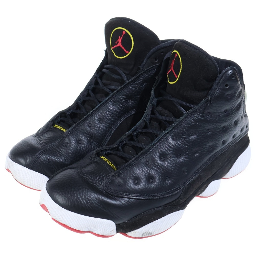 NIKE(ナイキ) AIR JORDAN 13 RETRO PLAYOFFS エアジョーダン レトロ レザーハイカットスニーカー ブラック/レッド US10/28.0cm 414571-062