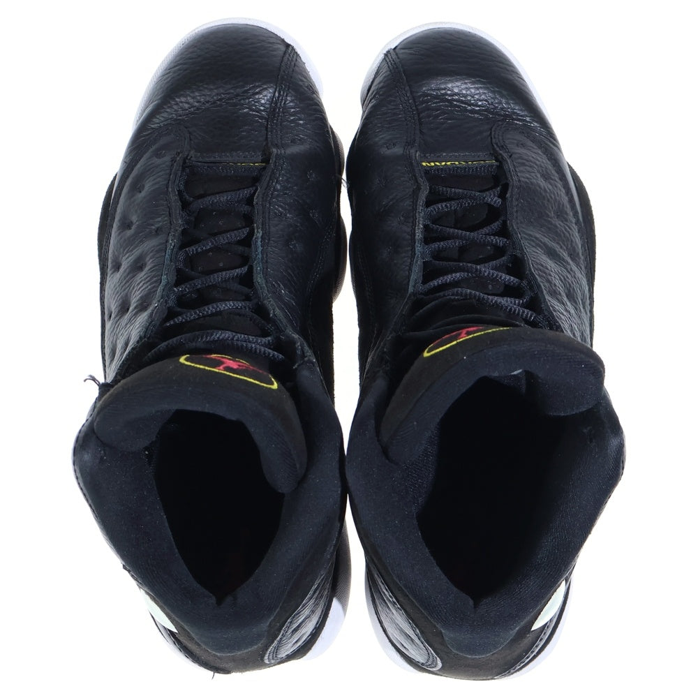 NIKE(ナイキ) AIR JORDAN 13 RETRO PLAYOFFS エアジョーダン レトロ レザーハイカットスニーカー ブラック/レッド US10/28.0cm 414571-062