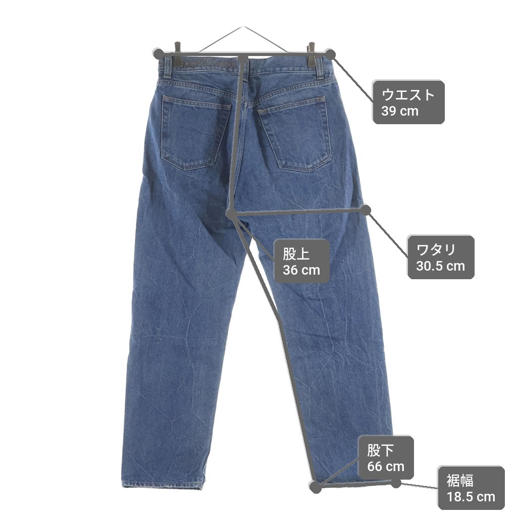 UNIFORM EXPERIMENT(ユニフォームエクスペリメント) 24AW 5ポケット ストレートデニムパンツ インディゴ UE-242037