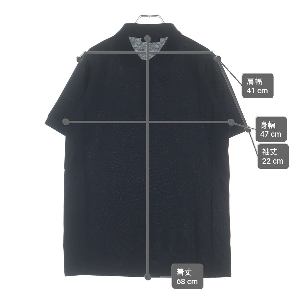 PRADA(プラダ) 半袖ポロシャツ 半袖シャツ ブラック DNA497 S101 1JQL