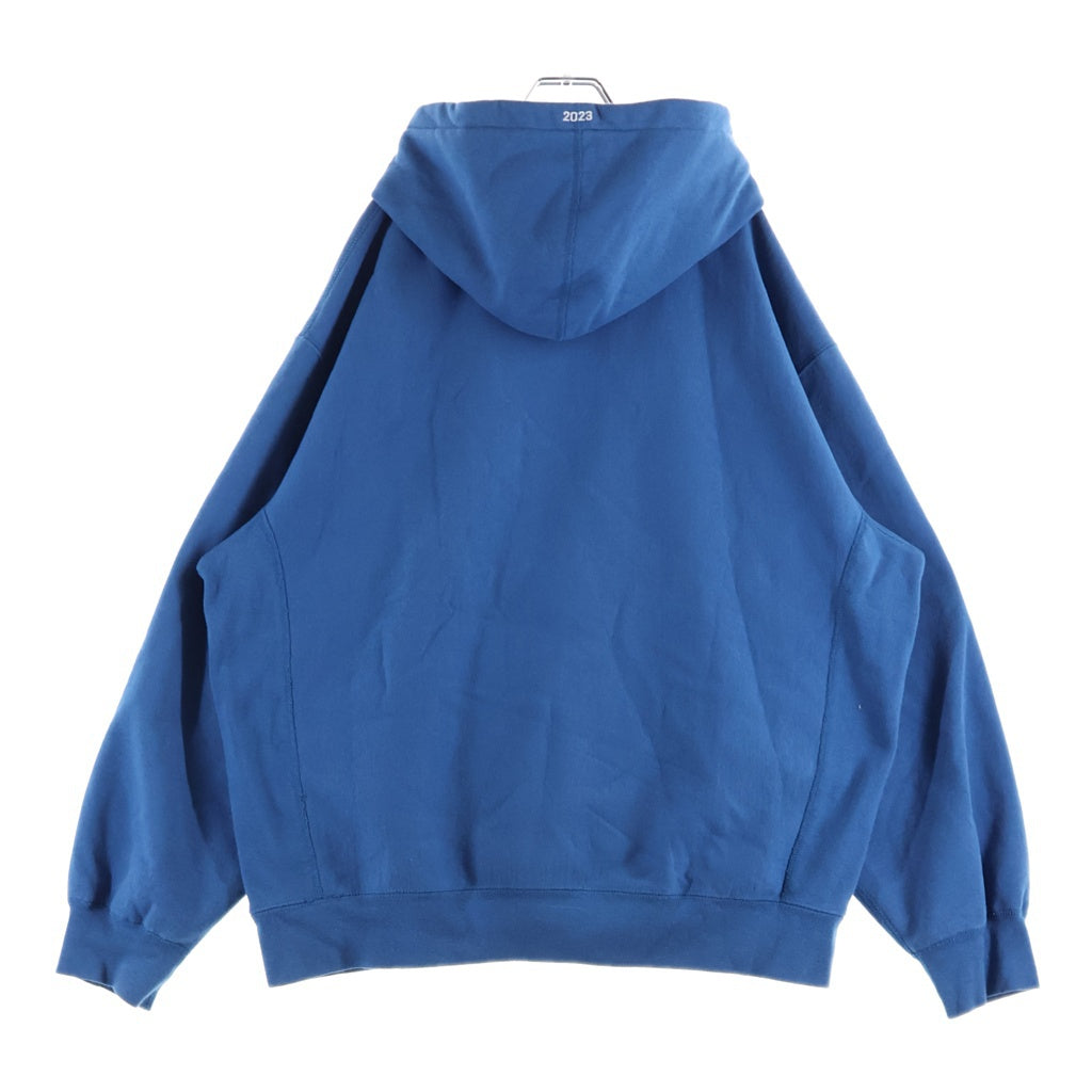SUPREME(シュプリーム) 23AW Box Logo Hooded Sweatshirt ボックスロゴ プルオーバースウェットパーカー フーディー ブルー