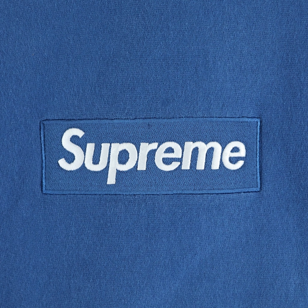 SUPREME(シュプリーム) 23AW Box Logo Hooded Sweatshirt ボックスロゴ プルオーバースウェットパーカー フーディー ブルー
