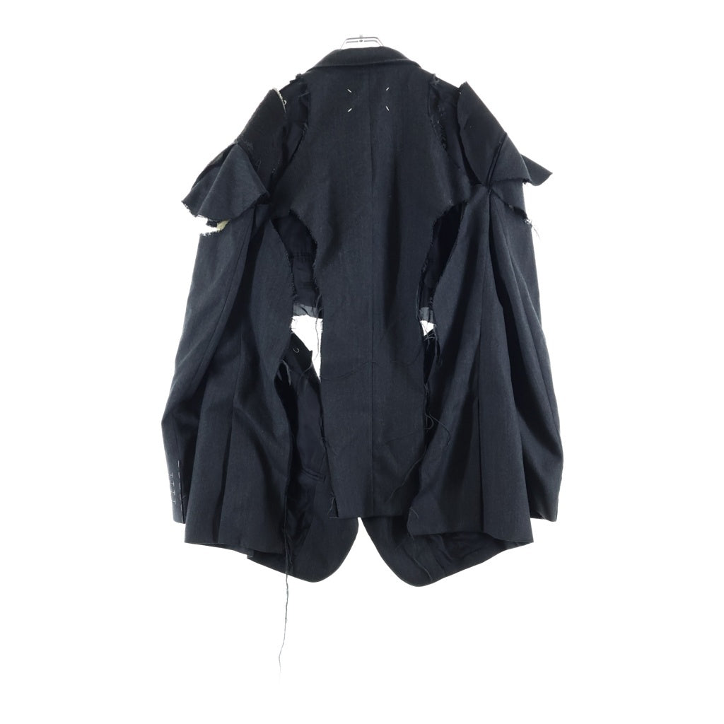 Maison Margiela(メゾンマルジェラ) 21AW 再構築 シングルテーラードジャケット ブラック S29BN0380 S53234