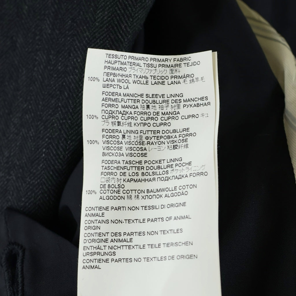 Maison Margiela(メゾンマルジェラ) 21AW 再構築 シングルテーラードジャケット ブラック S29BN0380 S53234