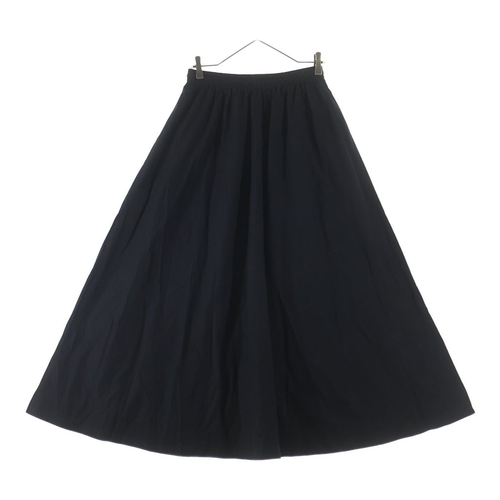 BALENCIAGA(バレンシアガ) LOGO EMBROIDERED MIDI SKIRT ナイロン ロゴエンブロイダリー ミディスカート レディース ブラック 772719 TNQ25