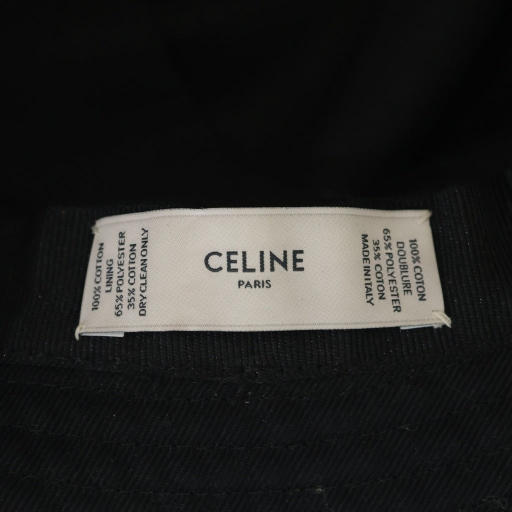 CELINE(セリーヌ) エンブロイダリープリント バケットハット ブラック