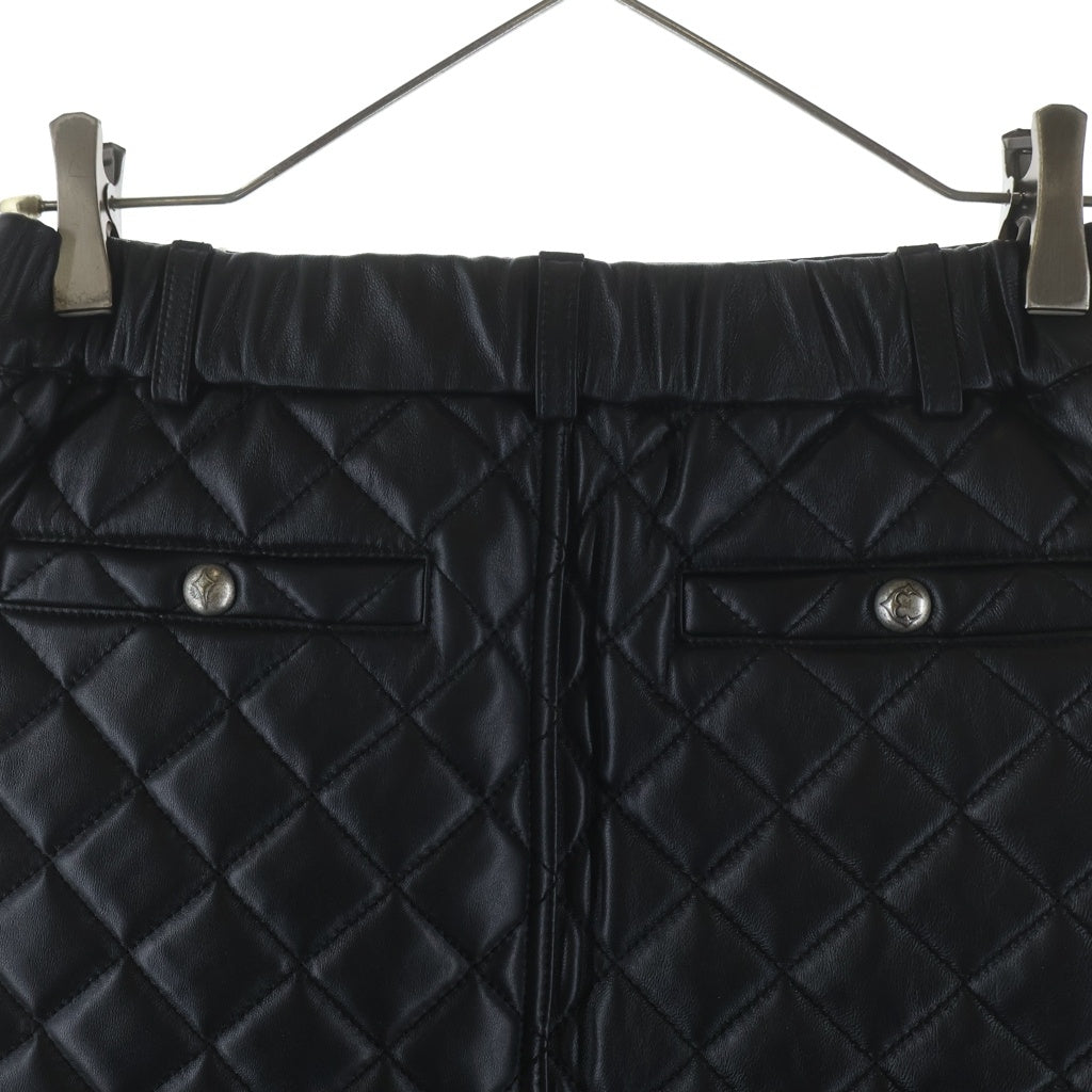 THUG CLUB(サグクラブ) Angels Quilted Short Skirt ショートスカート ブラック TC25SK2001 レディース