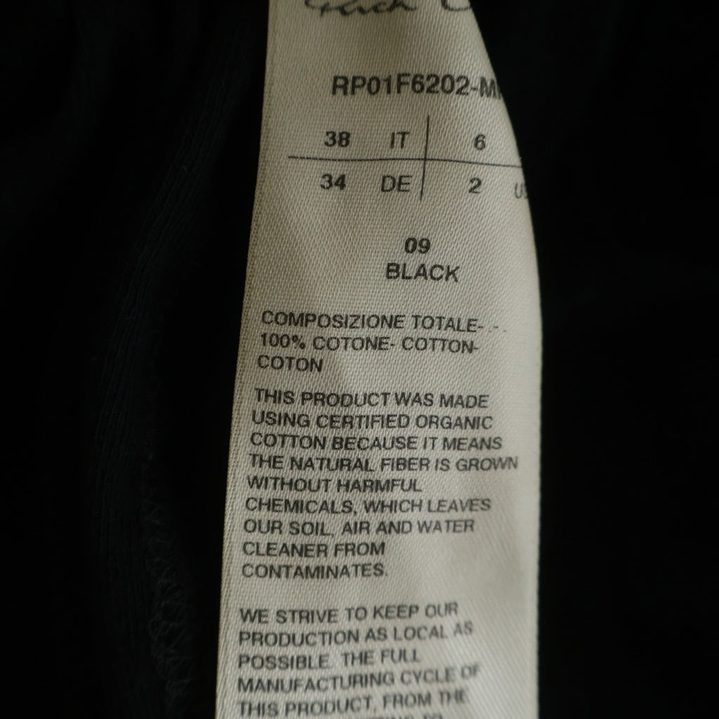 Rick Owens(リックオウエンス) テンプルリブロングスリーブTシャツ RP01F6202MR 08 レディース
