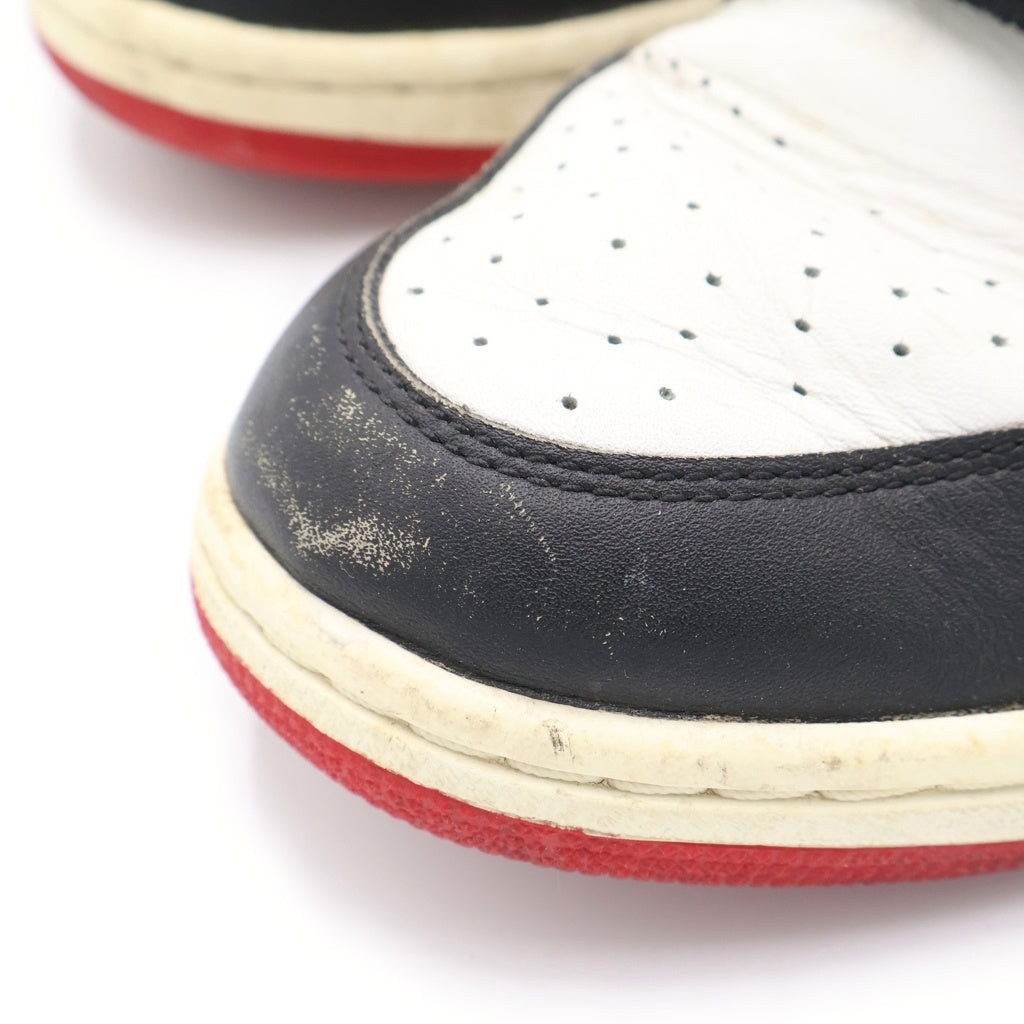 NIKE(ナイキ) 13年 AIR JORDAN1RETO HIGH OG エアジョーダン1 レトロ OG ハイカットスニーカー シューズ レッド 555088-184