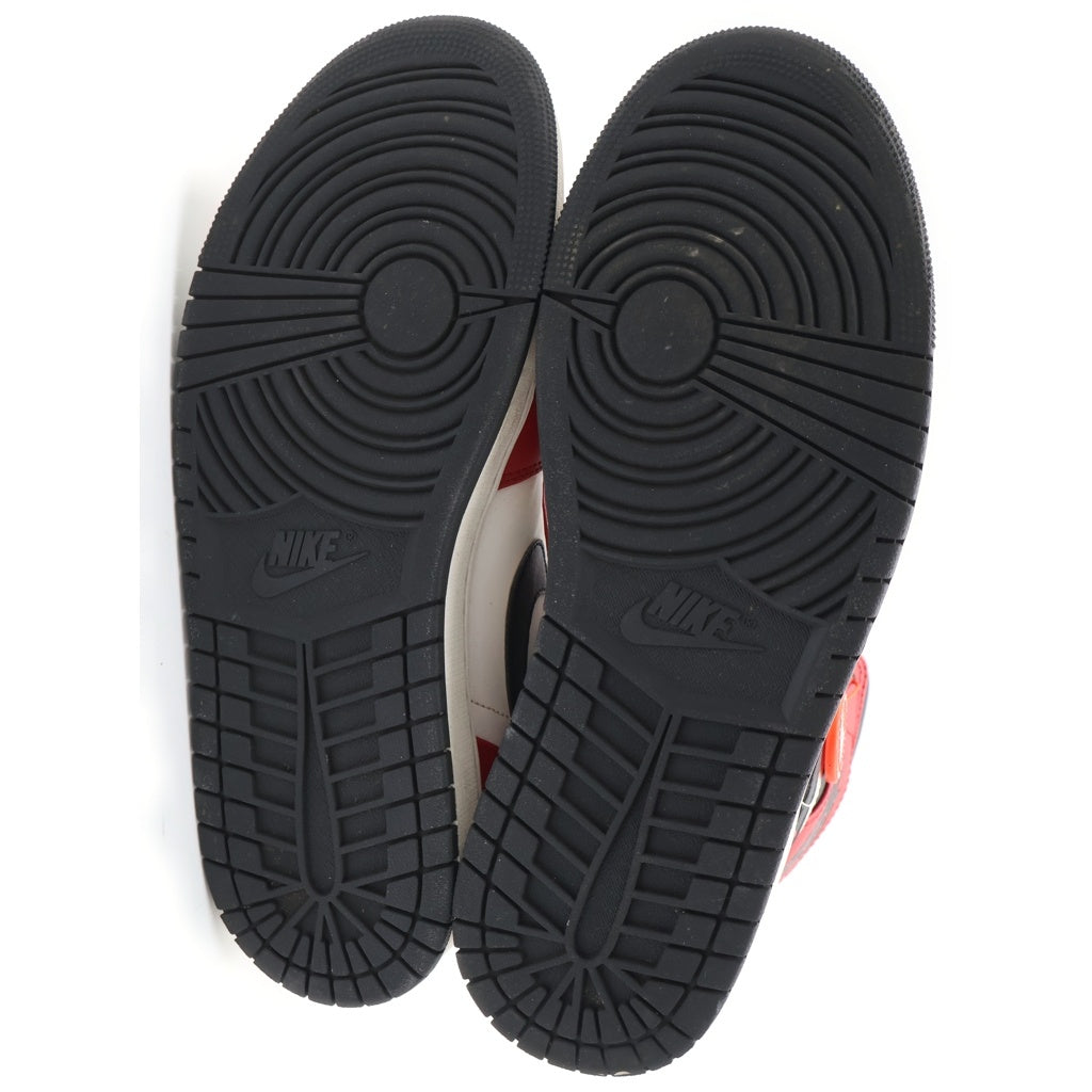 NIKE(ナイキ) AIR JORDAN 1 MID CHICAGO BLACK TOE エアジョーダン1 シカゴ ブラック トゥ つま黒 ミッドカットスニーカー ブラック/ホワイト/レッド US10/28cm 554724-069