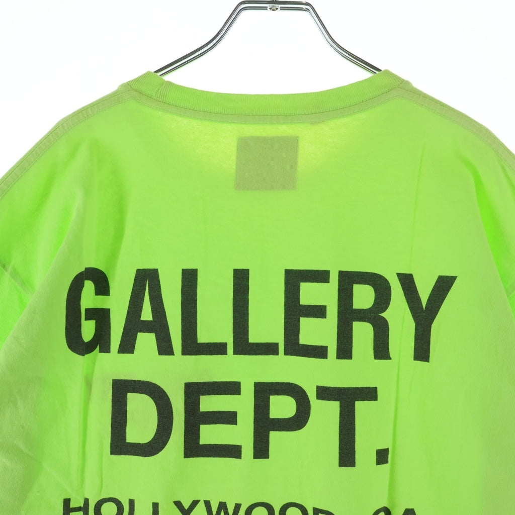 GALLERY DEPT.(ギャラリーデプト) Souvenir T-Shirt ロゴプリント半袖Tシャツ イエロー