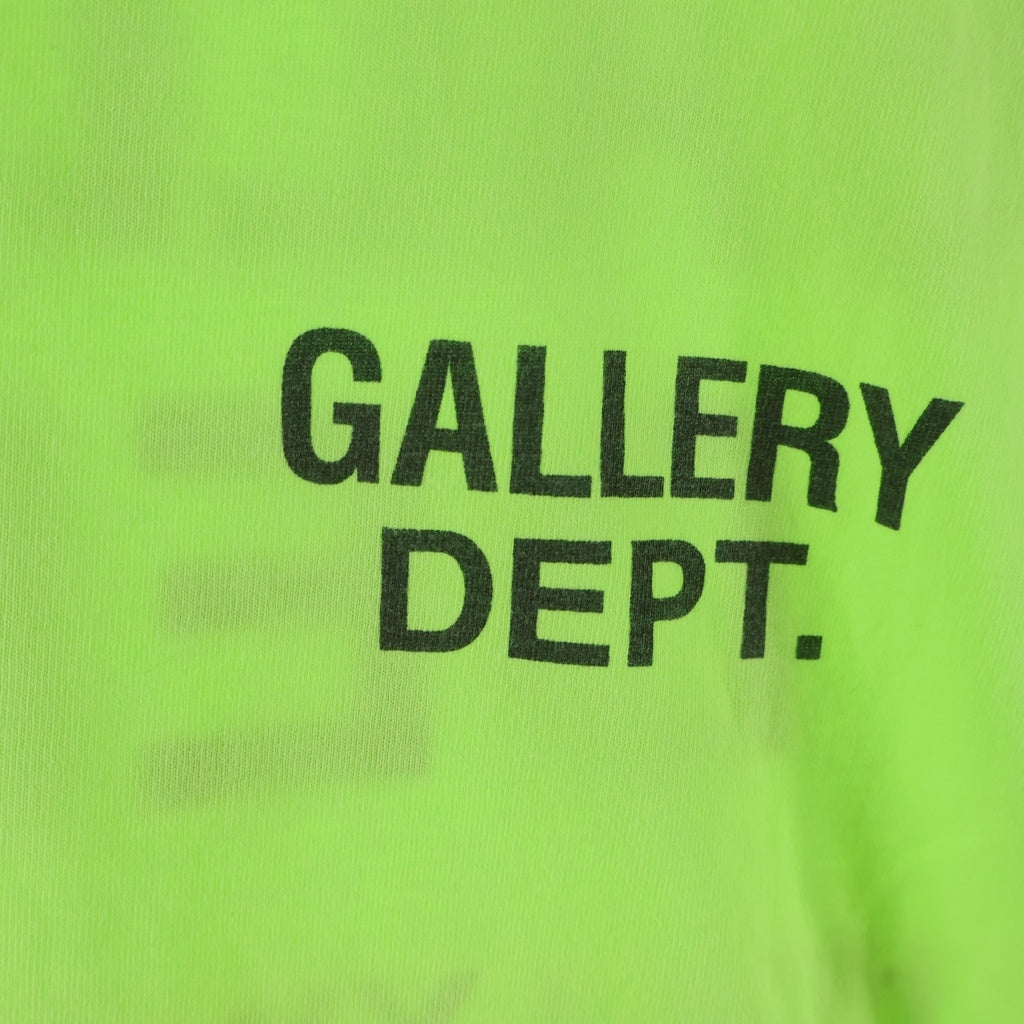 GALLERY DEPT.(ギャラリーデプト) Souvenir T-Shirt ロゴプリント半袖Tシャツ イエロー