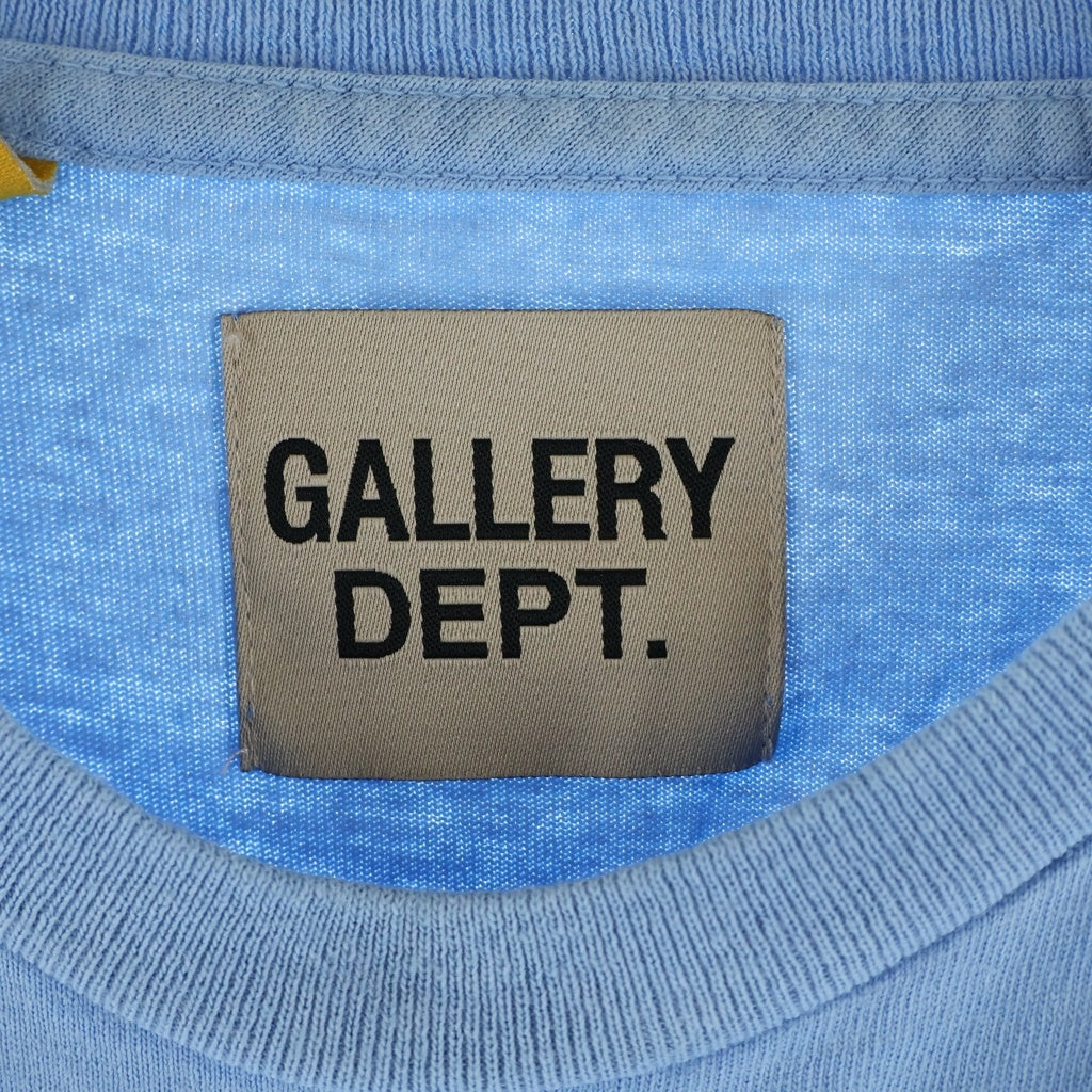 GALLERY DEPT.(ギャラリーデプト) ART THAT KILLS グラフィックプリント半袖Tシャツ カットソー ブルー