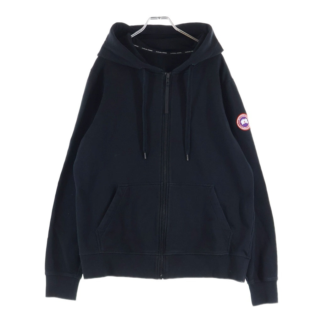 CANADA GOOSE(カナダグース) ヒューロン フルジップ フーディー ブラック HURON FULL ZIP HOODY 7401M