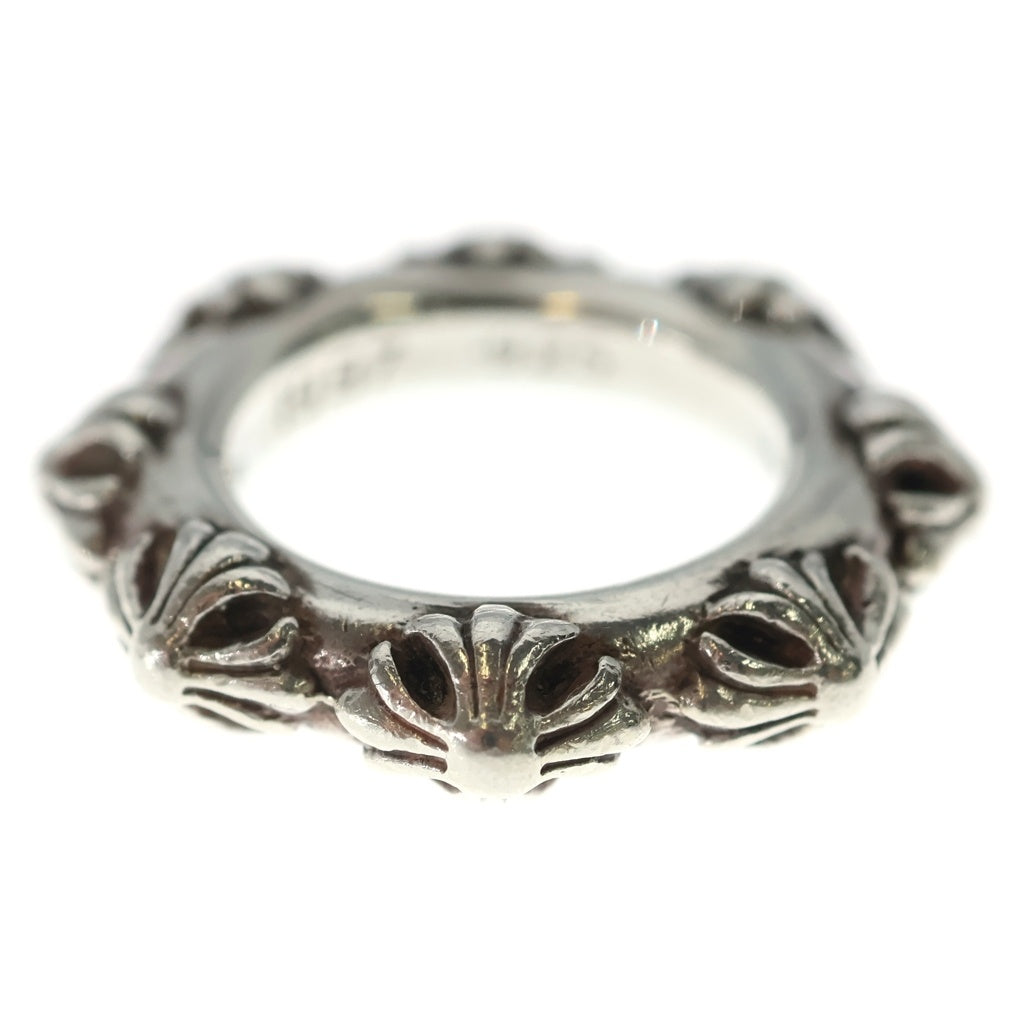 CHROME HEARTS(クロムハーツ) CROSS BAND クロスバンド リング シルバー BCA342 レディース