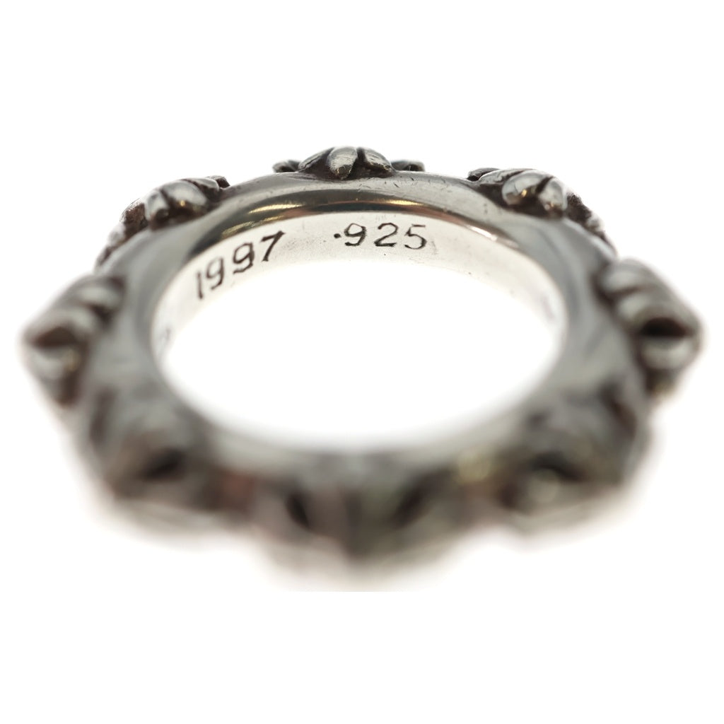 CHROME HEARTS(クロムハーツ) CROSS BAND クロスバンド リング シルバー BCA342 レディース