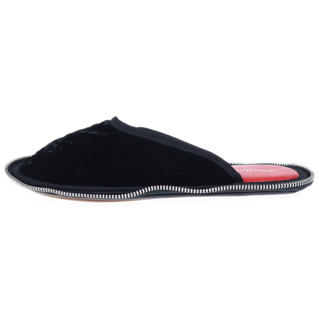 Maison Margiela メゾンマルジェラ フラットシューズ ブラック/レッド 37 S58WX0101 Maison Margiela(メゾンマルジェラ) フラットシューズ ブラック/レッド
