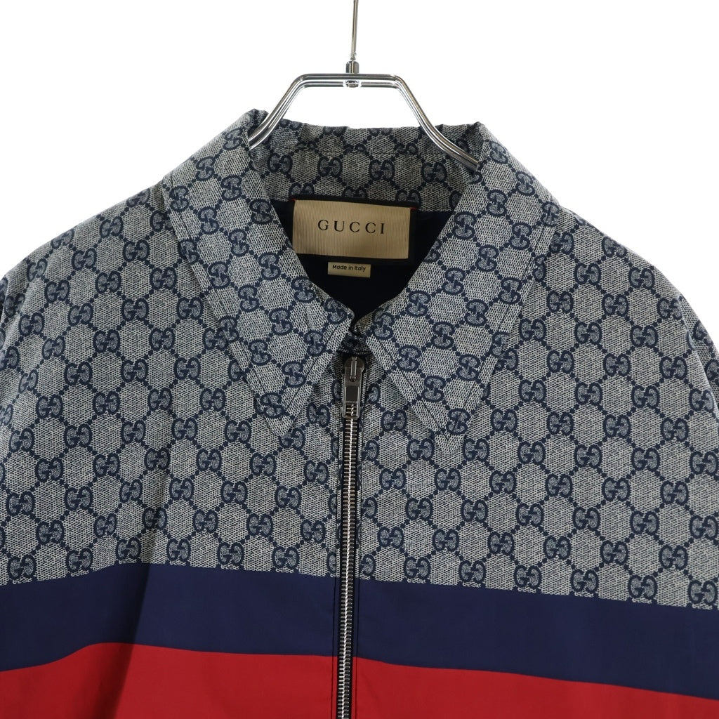 GUCCI(グッチ) GGスプリーム コットンジャケット グレー 770373