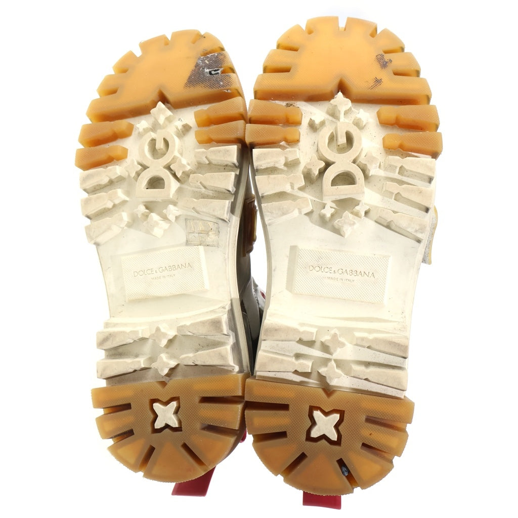 DOLCE & GABBANA(ドルチェアンドガッバーナ) Tracking High Sneaker トラッキング ハイカット スニーカー ホワイト/ブルー
