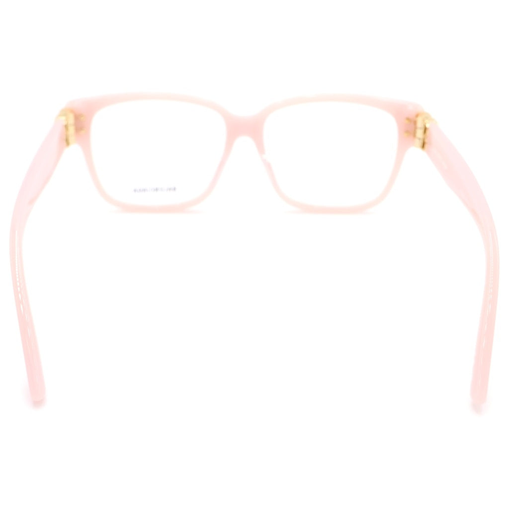 BALENCIAGA(バレンシアガ) スクエア サングラス サイドBBロゴ アイウェア 眼鏡 ピンク BB0104O