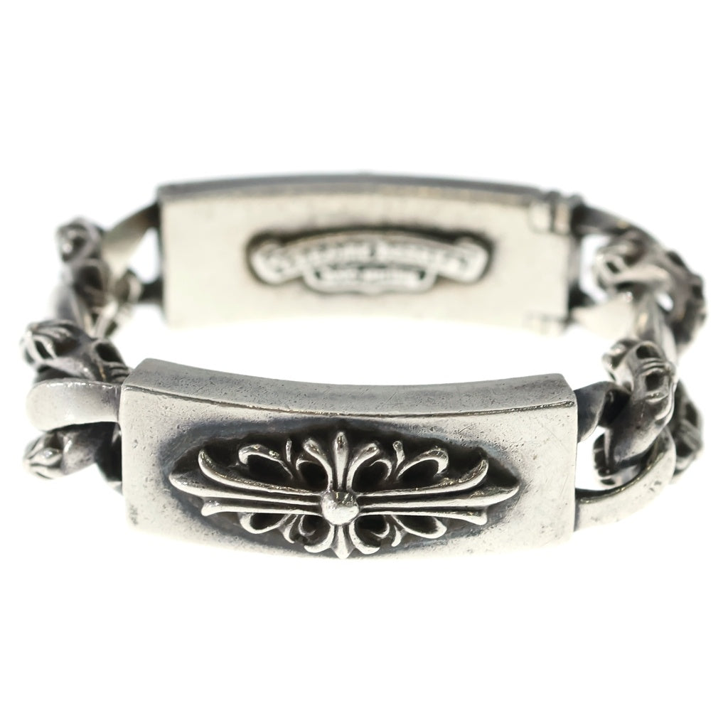 CHROME HEARTS(クロムハーツ) ID DBL FLRL DGGR FANCY ダブルID フローラルダガー ファンシー ブレスレット シルバー