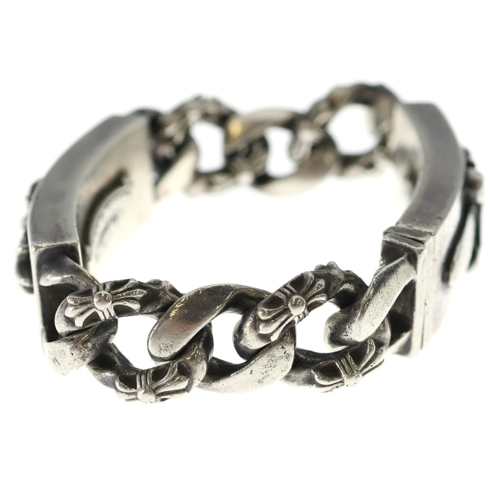 CHROME HEARTS(クロムハーツ) ID DBL FLRL DGGR FANCY ダブルID フローラルダガー ファンシー ブレスレット シルバー