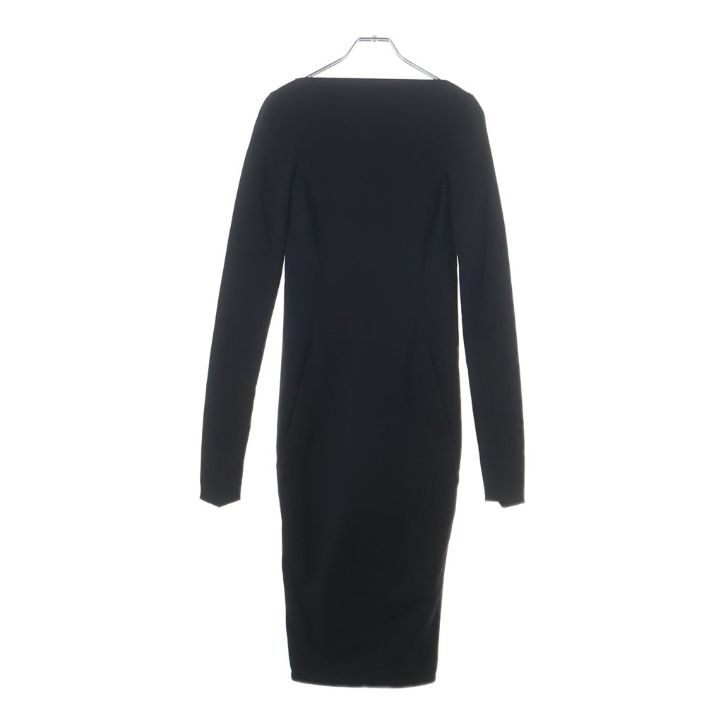 Rick Owens(リックオウエンス) 17AW GLITTER ジップアップ ワンピース ブラック レディース RP17F7520-RS
