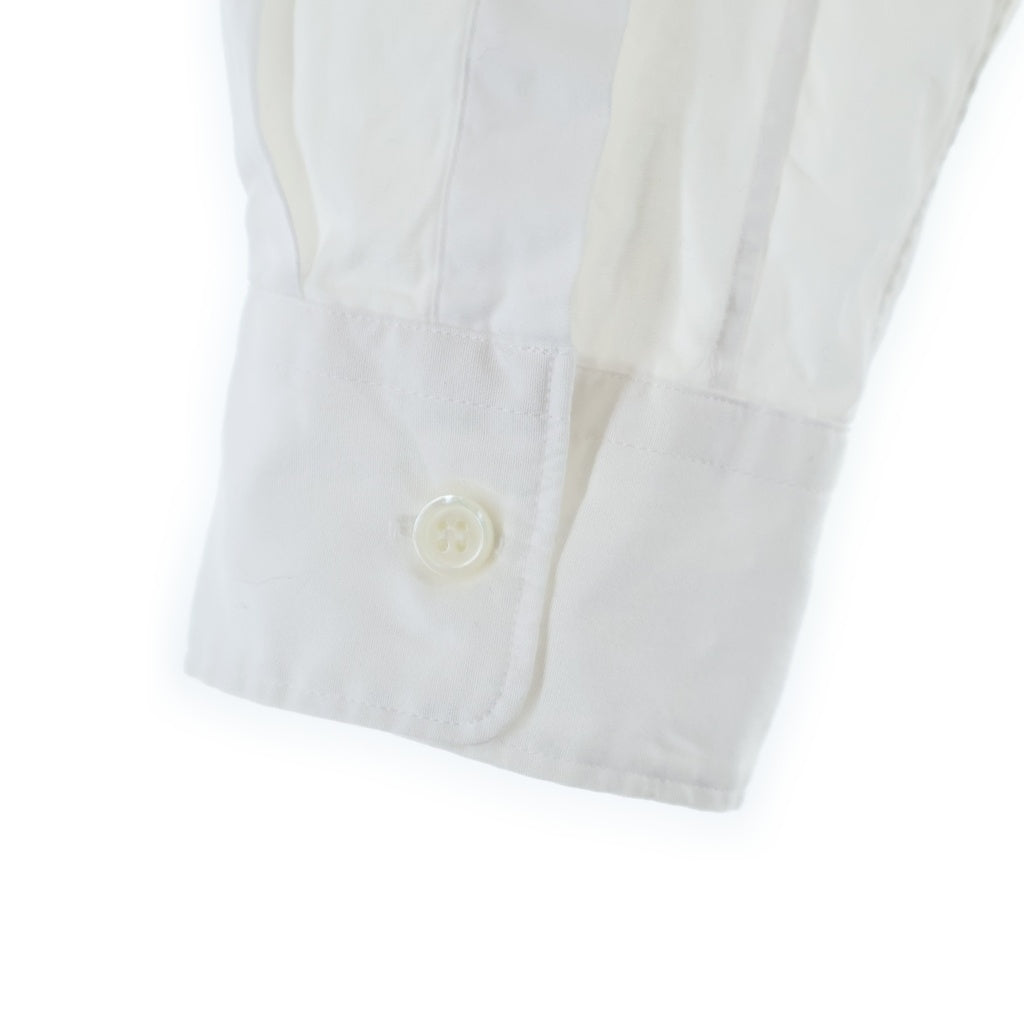 COMME des GARCONS HOMME PLUS(コムデギャルソンオムプリュス) 17AW ボタンアップ 襟付きロング長袖シャツ ホワイト PS-B040