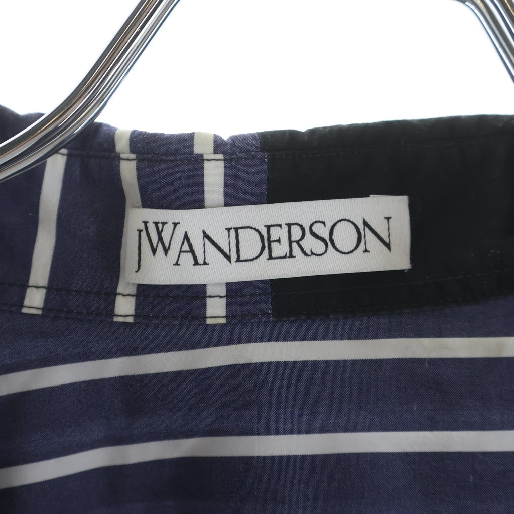 J.W.ANDERSON(ジェー ダブリュー アンダーソン) ボタンアップ ストライプ切り替え 長袖シャツ マルチカラー SH0200PG0951994