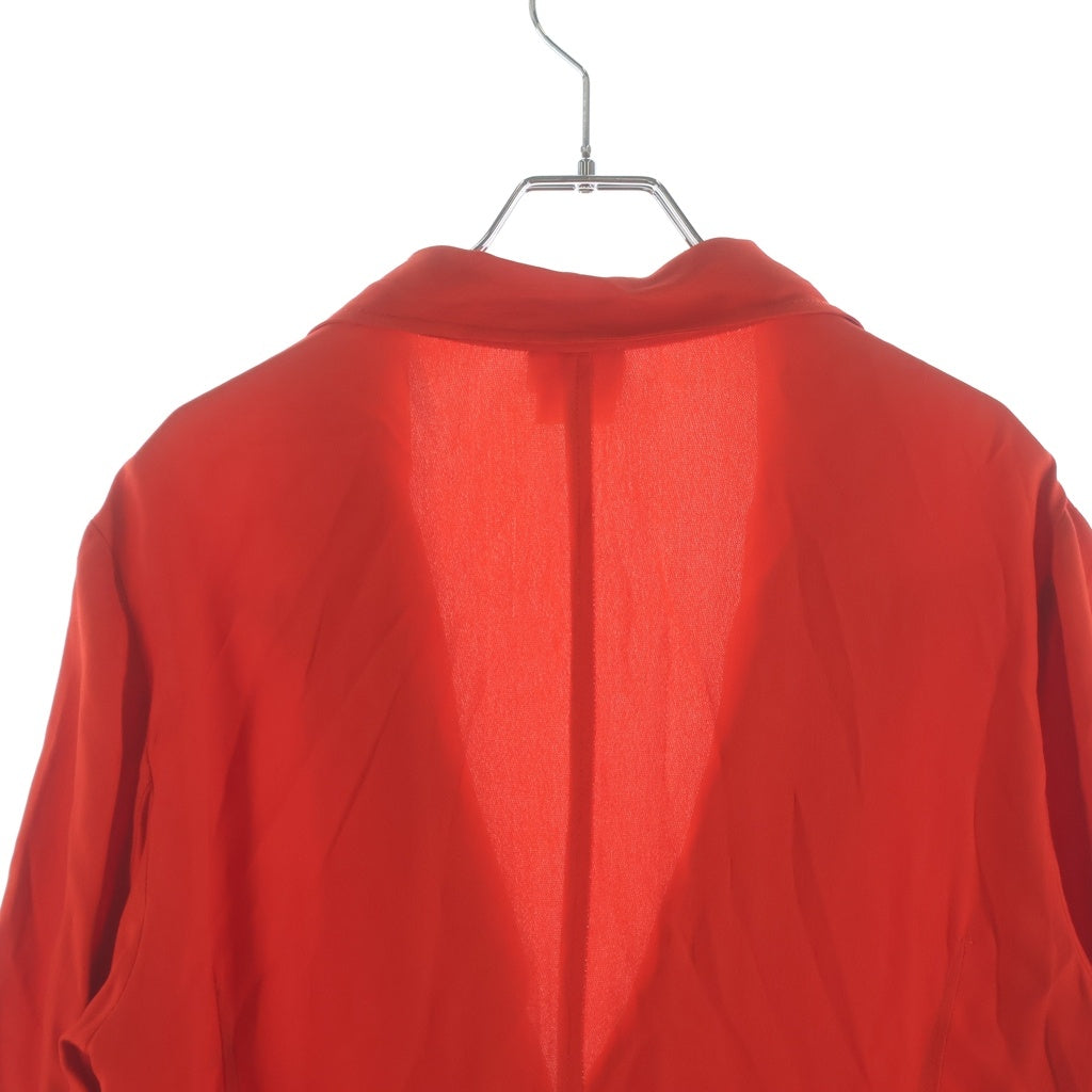 DRIES VAN NOTEN(ドリスヴァンノッテン) 2Bテーラードシャツジャケット レッド レディース