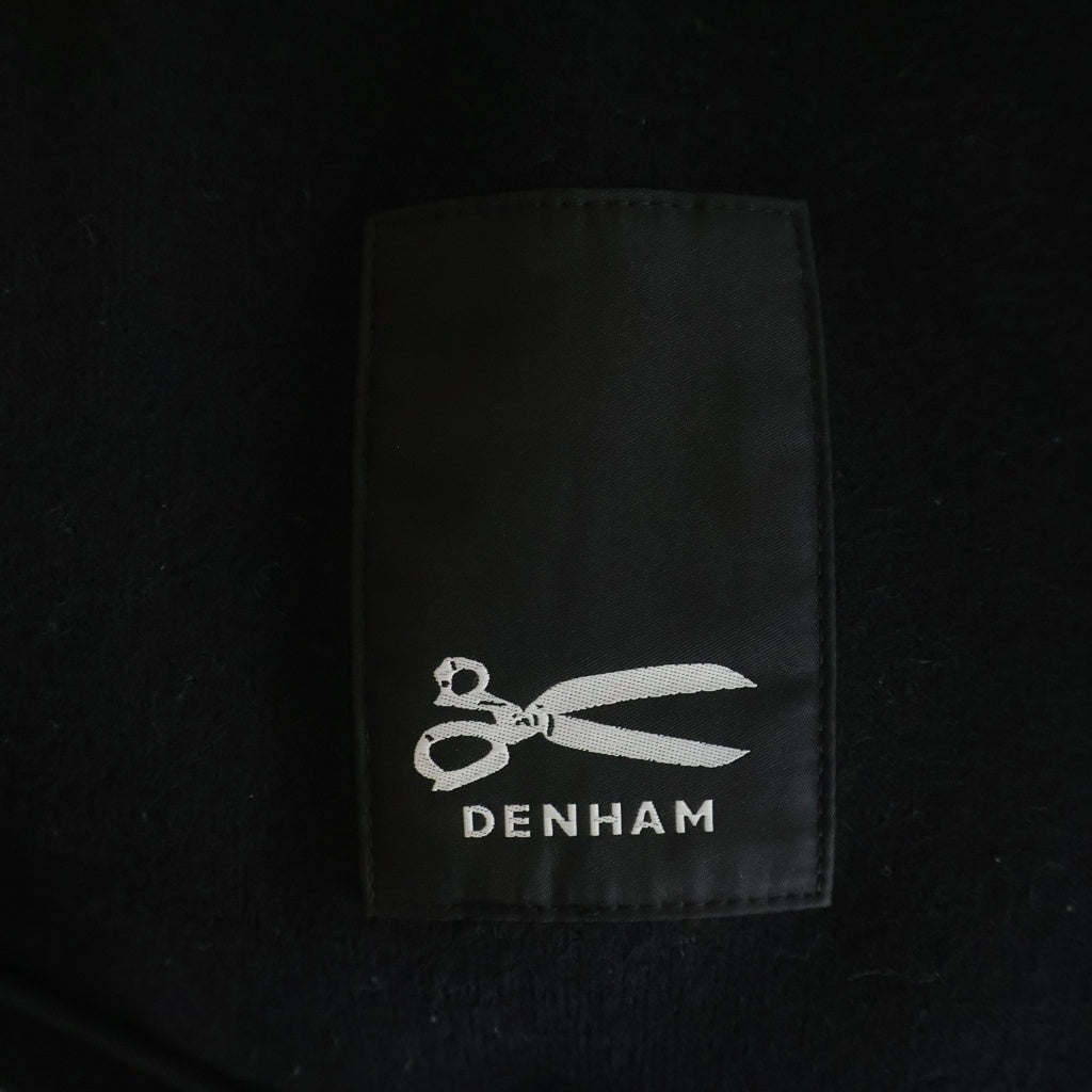 DENHAM(デンハム) ボタンアップ ダブルブレスト ウールピーコート ブラック