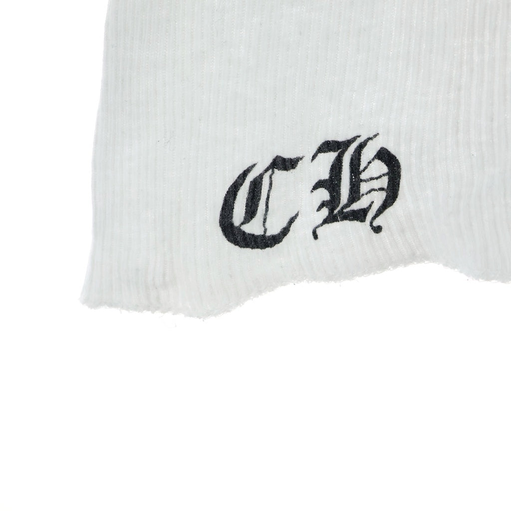 CHROME HEARTS(クロムハーツ) OLD SCRL LOGO TANK スクロール ロゴ タンクトップ ノースリーブ ホワイト