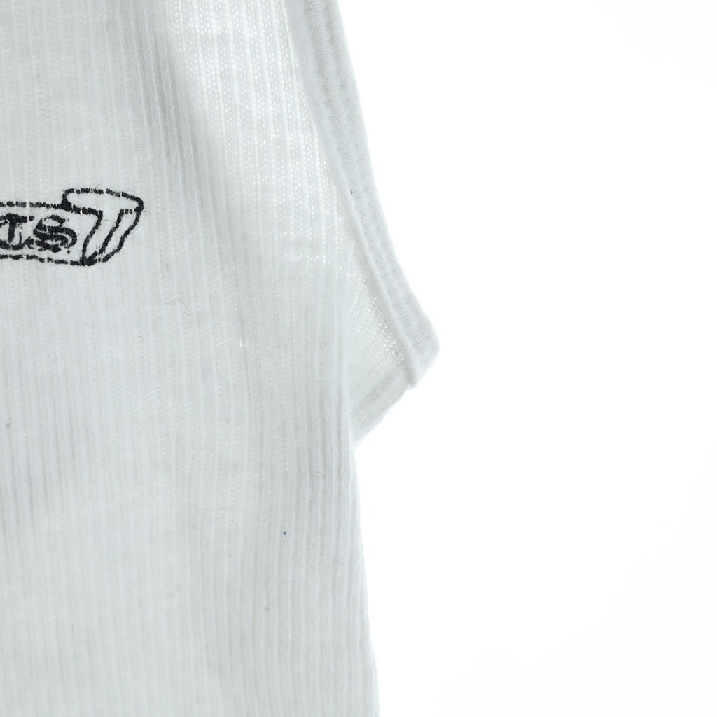 CHROME HEARTS(クロムハーツ) OLD SCRL LOGO TANK スクロール ロゴ タンクトップ ノースリーブ ホワイト