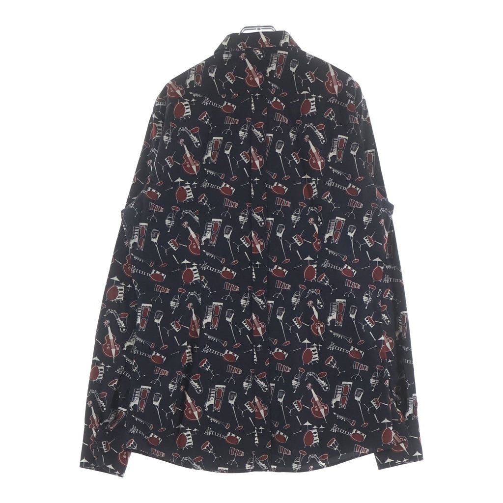 DOLCE & GABBANA(ドルチェアンドガッバーナ) 総柄長袖シャツ シャツ ブラック G5EB6T FS52X