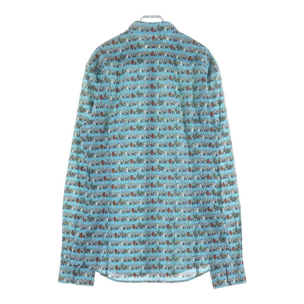 DOLCE & GABBANA(ドルチェアンドガッバーナ) フラワー総柄 ボタンアップ襟付き長袖シャツ マルチカラー G5CE5T FSECK