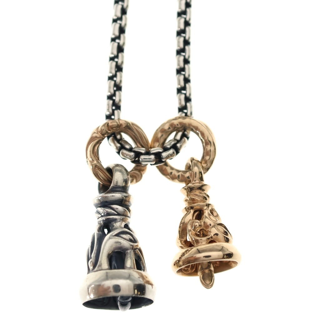 LONE ONES(ロンワンズ) カスタム クレーンベル・エクストラスモール ペンダントトップ 18K ピンクゴールド ドーヴベルエクストラスモール メイティングフライト フックボックスチェーン