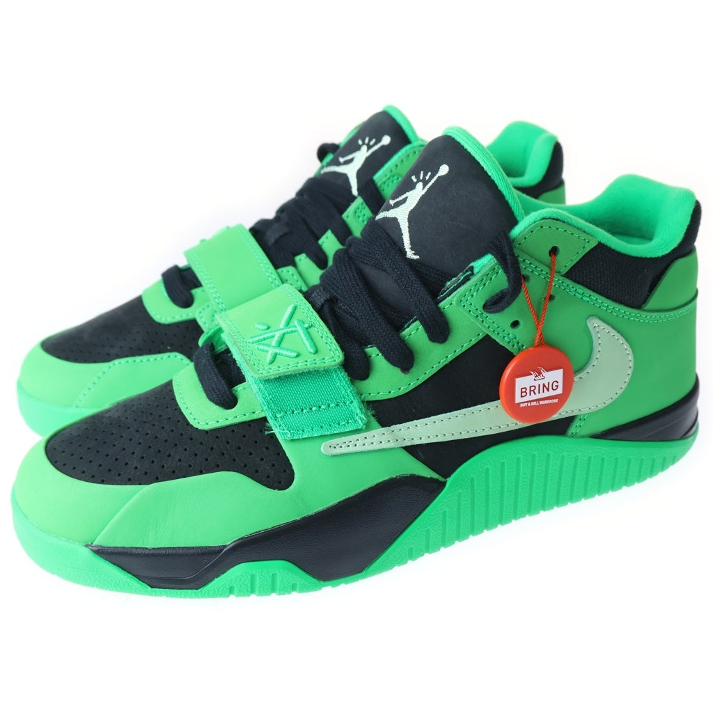 NIKE(ナイキ) ×Travis Scott Jordan Jumpman Jack CJ1 T-Rexx Green Spark トラヴィス ジョーダン ジャンプマンジャック グリーンスパーク ローカットスニーカー シューズ