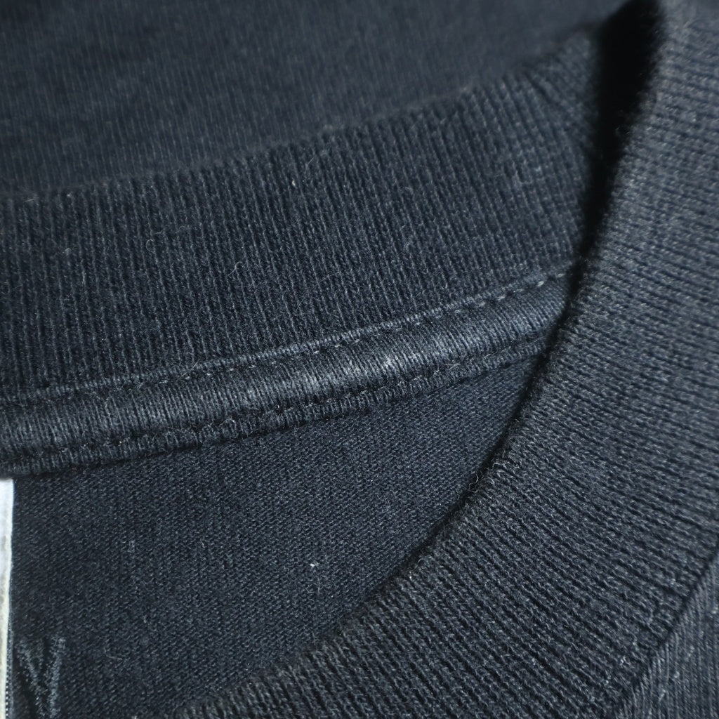 VETEMENTS(ヴェトモン) 21SS スカルプリントオーバーサイズTシャツ 半袖Tシャツ カットソー ブラック UE51TR570B