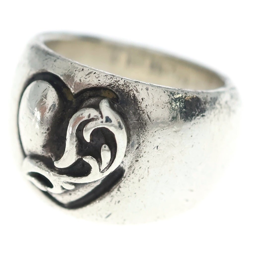 CHROME HEARTS(クロムハーツ) HEART IN BAND ハートインバンドリング シルバー