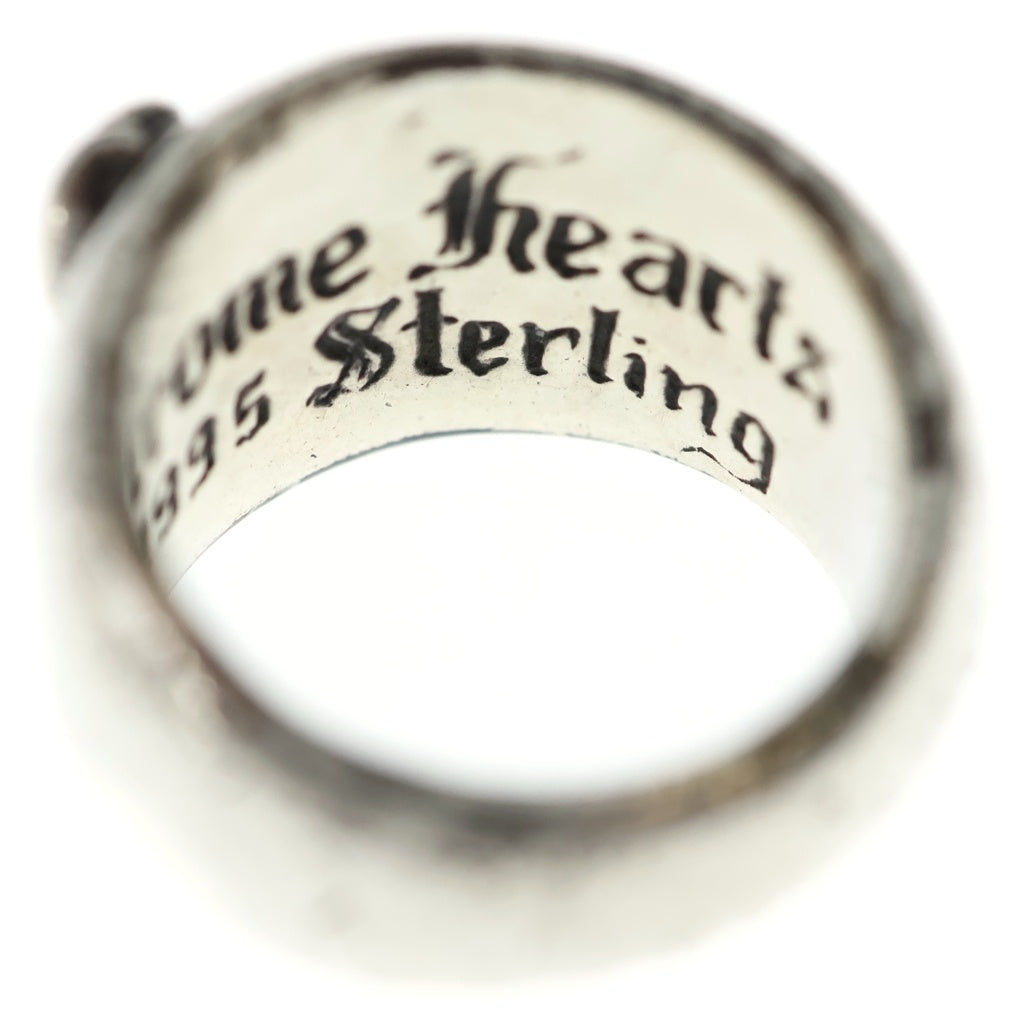CHROME HEARTS(クロムハーツ) HEART IN BAND ハートインバンドリング シルバー